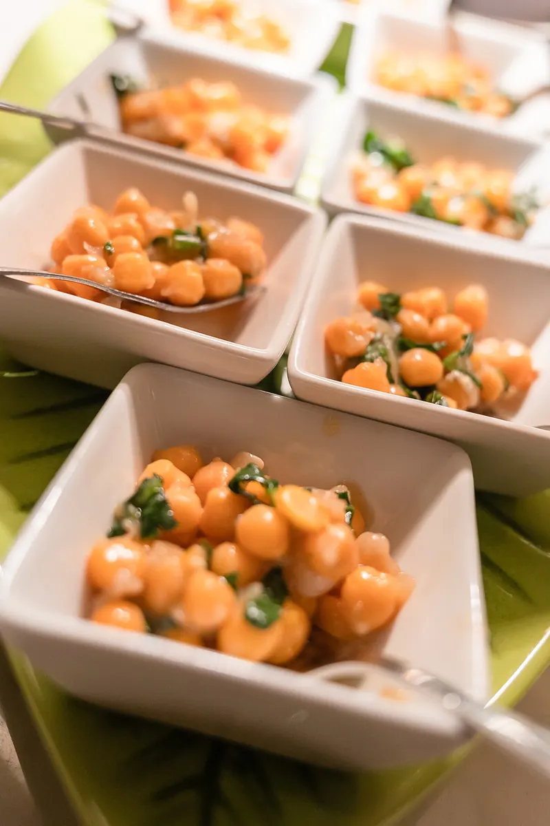 Tapas served at an event at Andana
