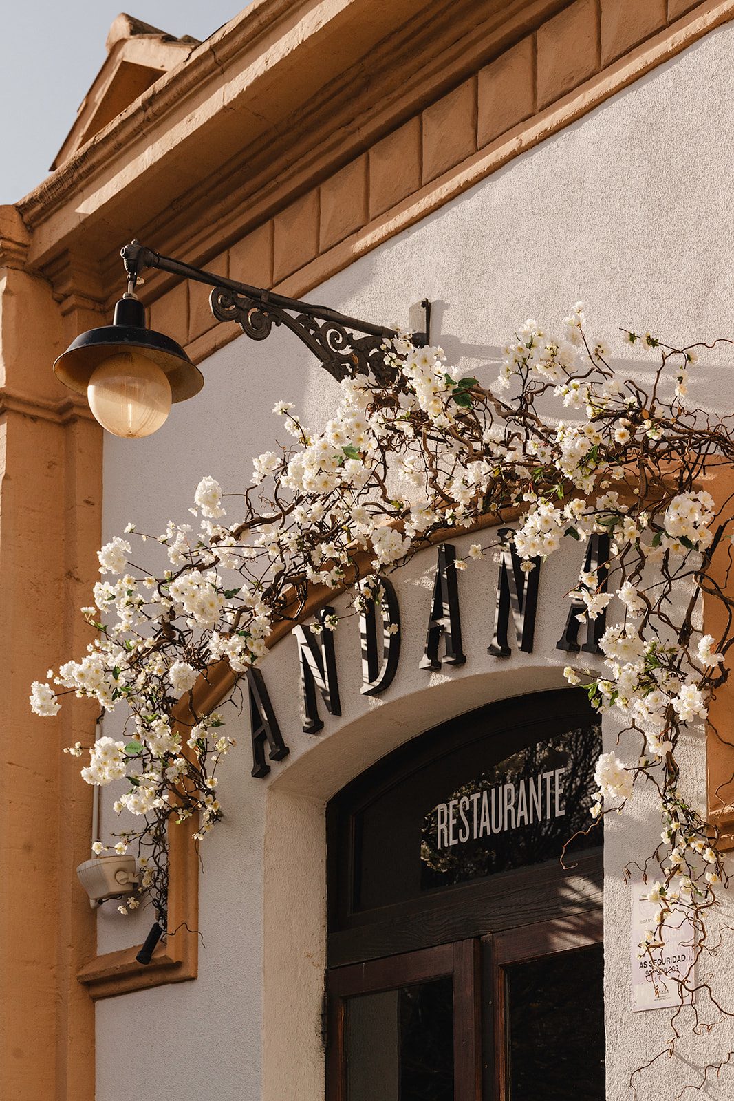 Andana's entrance, in Palma's old railway station